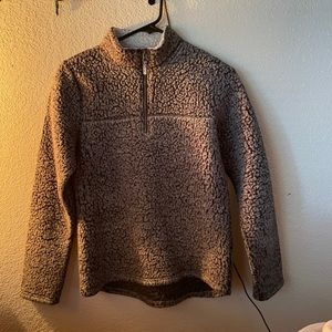 Grey sherpa sweater